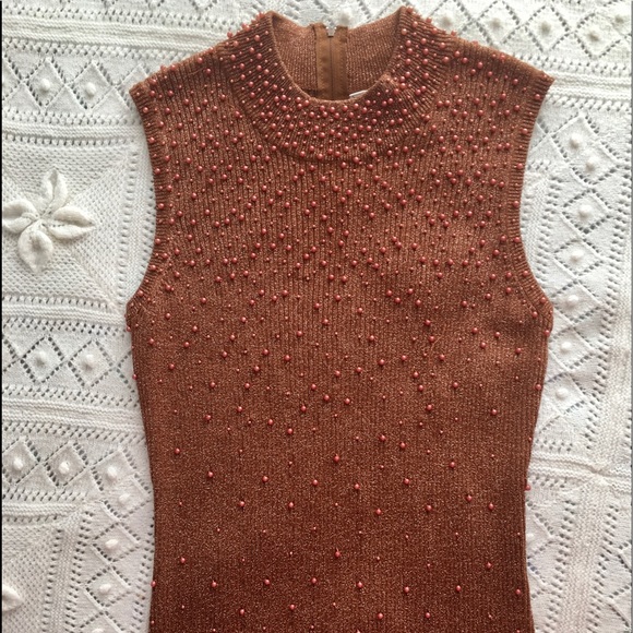 NEK Tops - 🌺3/30$ Pearled ribbed sleeveless sweater